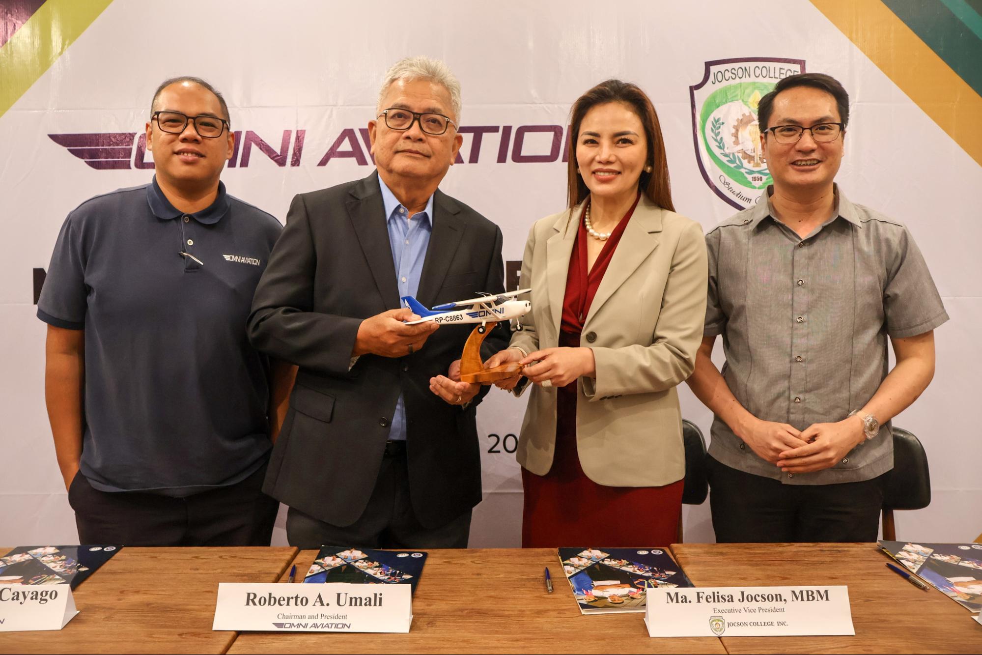 OMNI Aviation and Jocson College MOA Signing