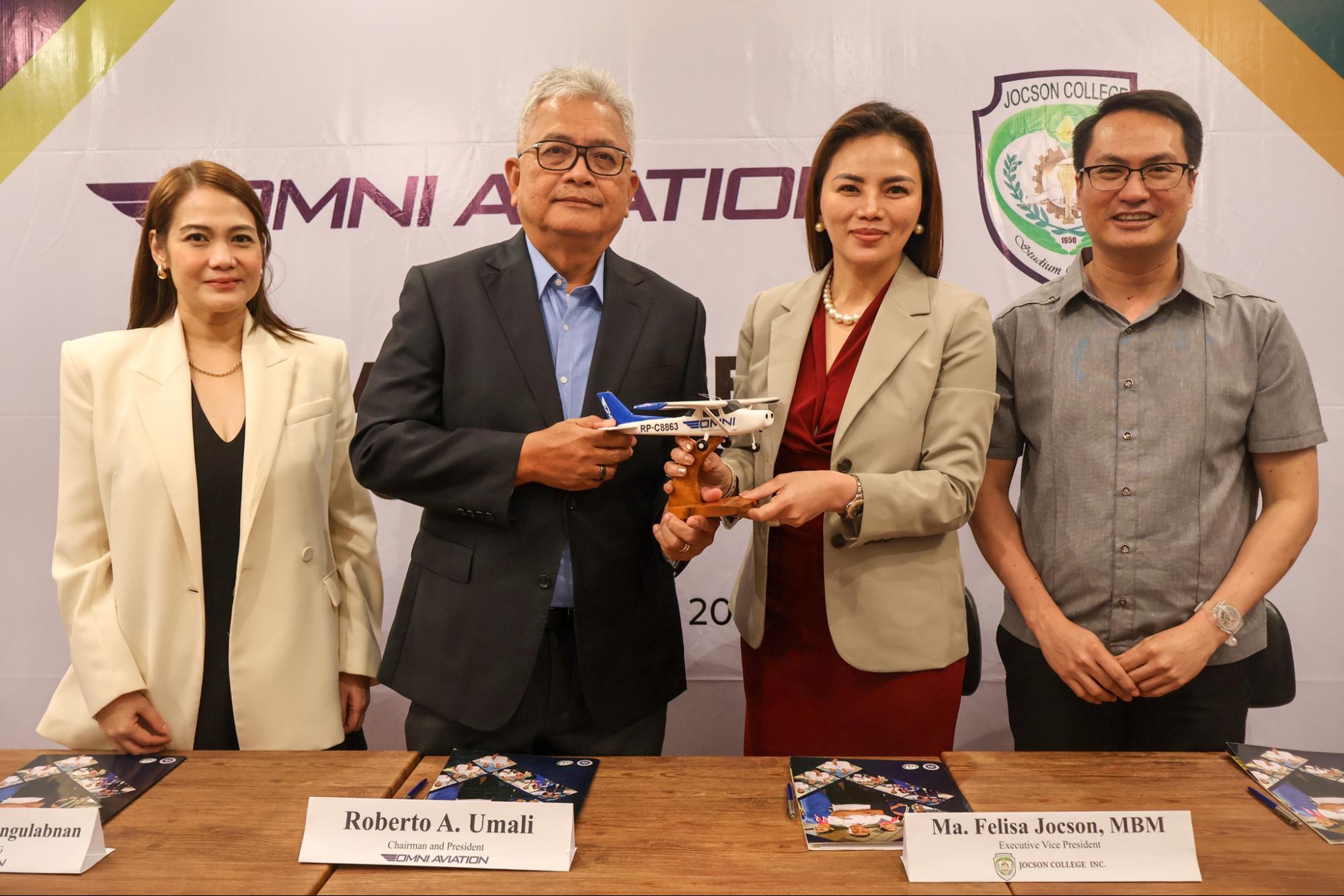 OMNI Aviation and Jocson College MOA Signing